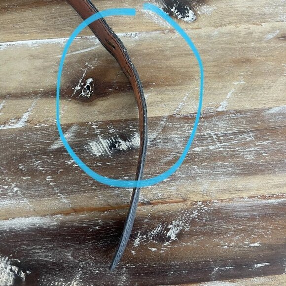 Oleg Cassini Vintage Glove Leather Black Belt Size 38 - Picture 13 of 16